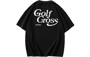 Футболка унисекс GOLFCROSS, розово-красная