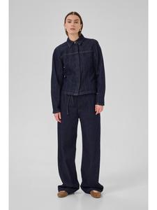 My Essential Wardrobe Джинсовая рубашка MWFiluca, стандартный крой, темно-синий цвет, не требующая стирки