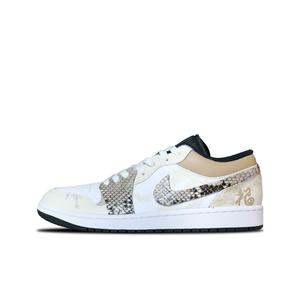 Jordan Эйр 1 износостойкие низкие винтажные баскетбольные кроссовки мужские белый желтый коричневый - белый желтый коричневый, цвет White Yellow Brown