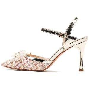 City camel Женские туфли на высоком каблуке розовые, черно-розовые, цвет Pink