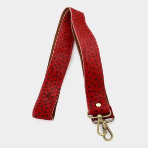 Ремешок для сумки из натуральной телячьей кожи с принтом под шкуру животного FASHNZFAB