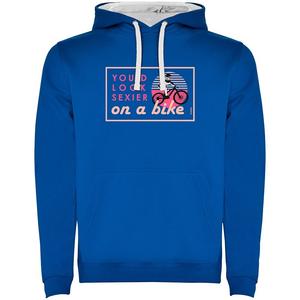 Худи Kruskis Sexier On A Bike Two-Colour, синий