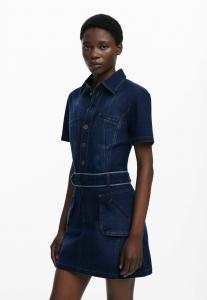 Платье Desigual Denim dress, Blue