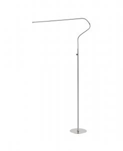 Металлический напольный светильник Julian 65,25" со встроенным светодиодом Jonathan Y, хром