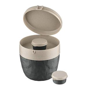 Ланч-бокс Koziol Bentobox L, 14x14x14 см цвет nature ash grey