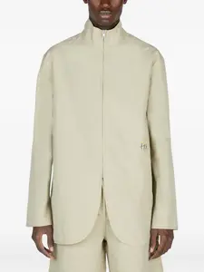 Куртка с высоким воротником и вышивкой Diomene, нейтральный