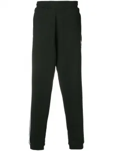 Джоггеры с тремя фирменными полосками Adidas, черный