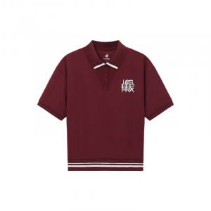 Женская рубашка поло Le Coq Sportif, wine красный