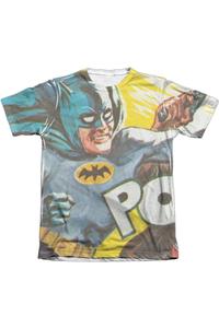 Футболка Batman Classic Tv On The Chin для взрослых из полиэстера/хлопка с коротким рукавом / футболка Gildan, белый