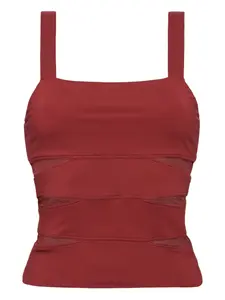 Топ Morgan с сетчатой вставкой Eres, красный