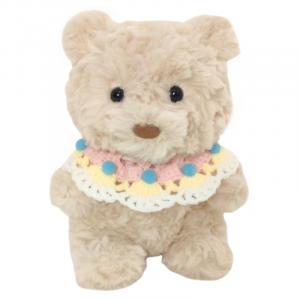 Медвежонок, милый исцеляющий маленький утонченный пушистый одетый плюшевый мишка, высота 20 см KUKADI