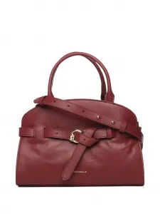 Сумка на плечо с пряжкой Coccinelle, красный