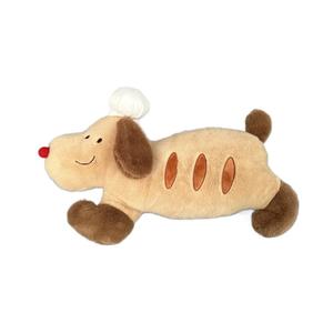 Плюшевая игрушка Baguette Puffy Dog, милый повар щенок породы Pug Abay