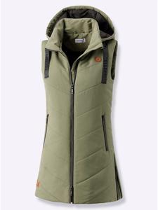 WITT WEIDEN Длинный жилет цвета хаки