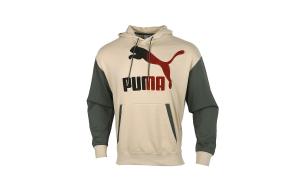 Свитшот мужской серо-зеленый и коричневый мультиколор PUMA, серый зеленый/коричневый мультиколор