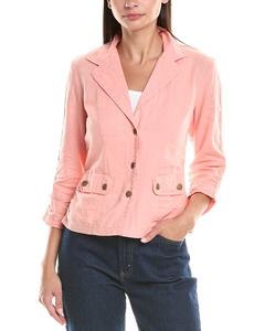 XCVI Wearables Folksy Куртка из льняной смеси, розовый