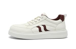 HLA Низкие скейтбордские кроссовки мужские бело-красные, цвет White Red