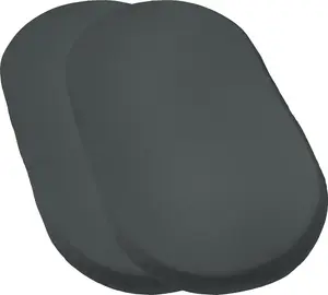 Детская простыня на резинке Murnau, 2 шт., антрацит, 40x70 см, овал Erwin Müller