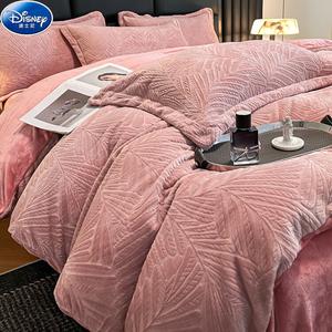 Disney Комплект постельного белья 4 предмета, 200x220 см, пододеяльник 220x240 см, цвет Maple Leaf Powder