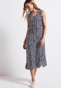 Повседневное платье ÄRMELLOSES Street One, темно-синий