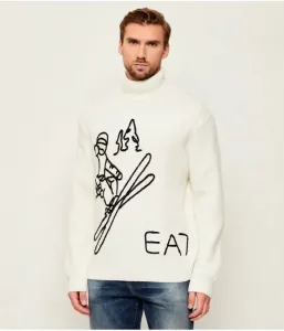 Водолазка regular fit Ea7, экрю