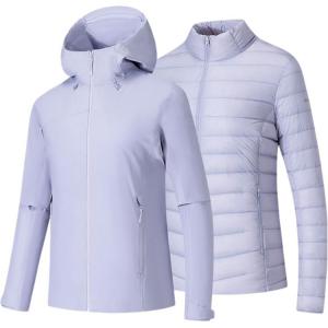 Ветровка женская непромокаемая ANTA, фиолетовый