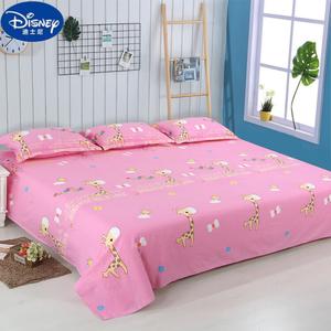 Disney Простыня из чистого хлопка 320х250 см, цвет Running Deer Pink