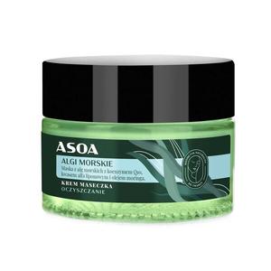 Увлажняющая крем-маска для лица с морскими водорослями, 50 мл Asoa