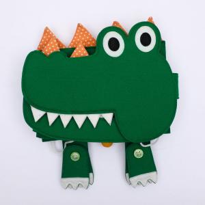 Книга для сенсорных путешествий, тихая книга, Монтессори - Krokodyl/Jolly Designs Inna marka