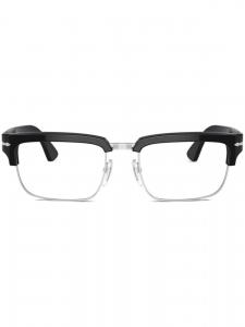 Persol очки в прямоугольной оправе, черный