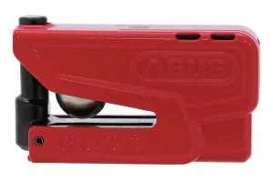 Дисковый замок с сигнализацией ABUS Granit 8077 2.0 3D, красный