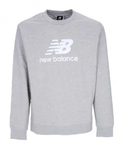 Свитшот с круглым вырезом New Balance, серый