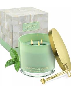 2 шт. Подарочный набор свечей «Эвкалипт и мята» Lovery