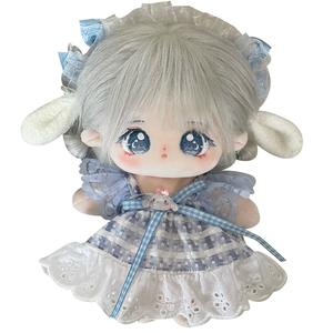 Лунная кукла из хлопка с нарядами и скелетом плюшевая кукла высотой 20см Happy Fish