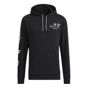 Толстовка Men's adidas neo Illustration Printing Sports Black, черный