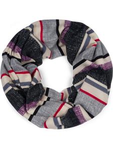 Шарф styleBREAKER, цвет lila/grau/beige