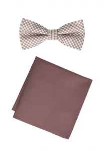Набор двухцветных однотонных карманных платков Willen, Rosa