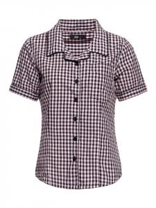 Рубашка-блузка Queen Kerosin Retro розового цвета