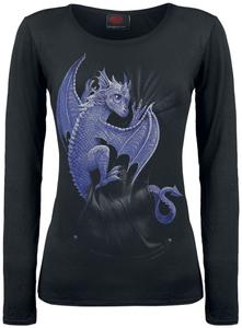 Рубашка с длинными рукавами Spiral Pocket Dragon, черный