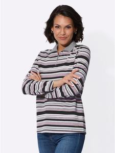 Рубашка в розовую и черную полоску WITT WEIDEN