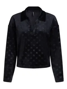 Топ с монограммой KARL LAGERFELD, черный