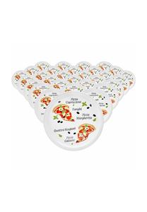 Набор пицца тарелок margherita ø 30,5 см 30 шт Van Well, с принтом