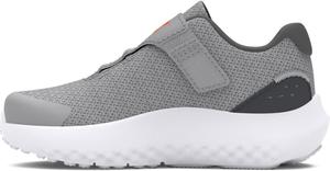 Детские кроссовки Under Armour Baby Girls' Surge 4 с альтернативной застежкой, (100) Mod Gray/Castlerock/Phoenix Fire