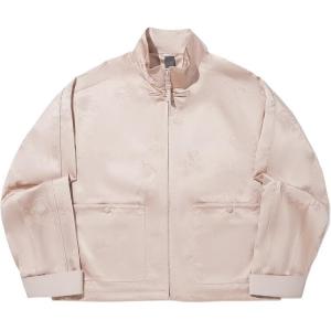 Куртки Li Ning мужские, светло-белые с фиолетовым воротником-стойкой, средней толщины, другие цвета