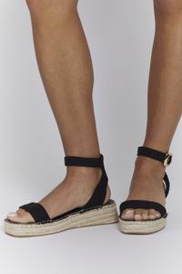 Босоножки на танкетке TWO PART - Espadrilles South Beach, черный