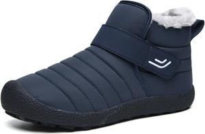 Женские зимние походные ботинки Myallfeet с меховой подкладкой, теплые и удобные, противоскользящие, для холодной погоды на улице, Blue