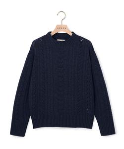 Вязание с открытыми косами