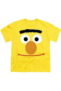 Футболка с коротким рукавом для детей с изображением Берта из "Улицы Сезам" Gildan, желтый