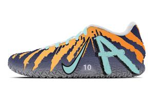 Nike Баскетбольные кроссовки Ja Morant 3 Haikyu!! с низким верхом, устойчивые к истиранию, унисекс, оранжевые, фиолетовые, голубые