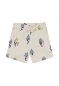 Шорты прямого кроя с принтом по всей поверхности. Noppies, Oatmeal Melange